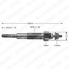 DELPHI HDS241 Glow Plug